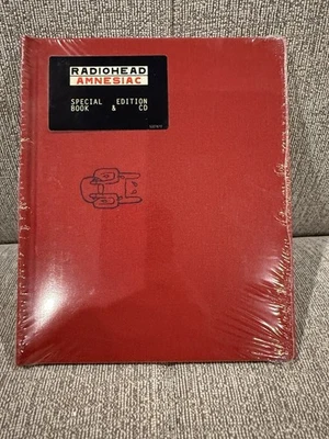 SEALED!! 2001 RADIOHEAD Album AMNESIAC Special Edition RED LIBRARY BOOK & CD Foto 1 de 4