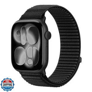 Nylon Loop Sport Band Compatible with Apple Watch Band 44mm 45mm 46mm 49mm 42 - Picture 1 of 5