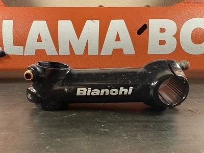 Bianchi Road Bike/MTB Stem Black Threadless 1 Inch Clamp 1 1/8 Steerer 120mm #9 - Image 1 of 4