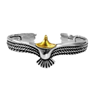 S925 Sterling Silber Armband - Herren offen Armreif Manschette Design Geschenk Schmuck - Bild 1 von 9