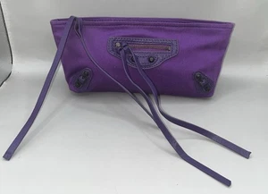 Balenciaga Paris Lila Kosmetiktasche Tasche Clutch - Bild 1 von 11