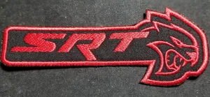Dodge SRT HELLCAT Embroidered Patch Challenger V8 Charger approx. 1.75x4.5" - Picture 1 of 2