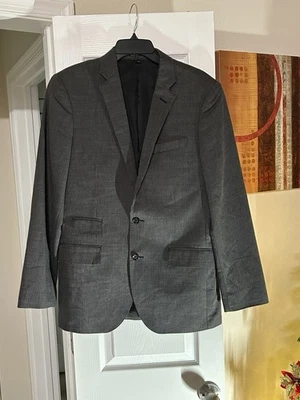 J.Crew Ludlow Blazer 38R Italian Cloth Gray Wool Suit Jacket Slim Fit Mens A451 - Image 1 of 4