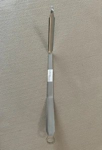 Single Prong Bent Hohman Retractor length 15”, Tip Length 5”, Blade Wid - Picture 1 of 4