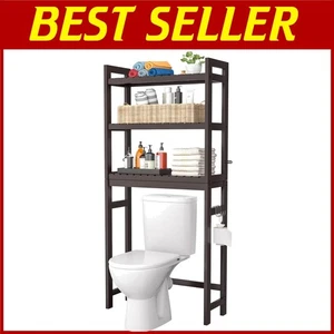 Stabiles Badezimmer-Aufbewahrungsregal mit 3 Etagenablagen - Bild 1 von 11