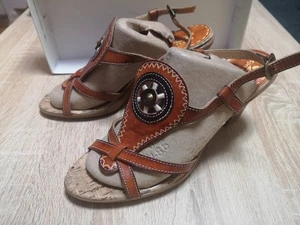 Genuine leather woman sandals - Picture 1 of 4