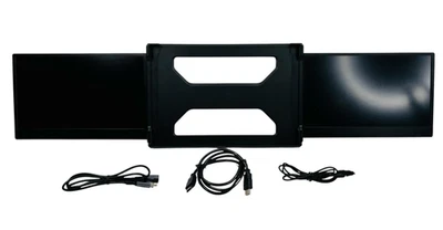 Teamgee Dual Screen 10.1” Portable Laptop Monitor Screens USB C & HDMI & Cords - Image 1 of 4