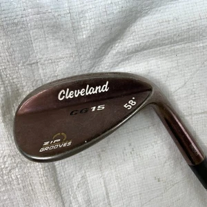 CLEVELAND CG15 RANURAS CON CREMALLERA 58 grados suela dinámica molienda golf orgullo para hombre diestro - Imagen 1 de 10