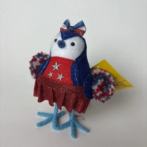 Target Sun Squad Red White & Blue Girl Cheery Bird Featherly Friends Patriotic - Picture 1 of 10