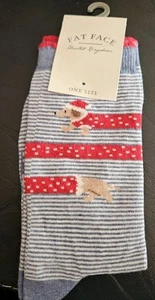 NEW WOMENS ONE SIZE CHRISTMAS ππ
π SOCKS FAT FACE DACHSHUND - Picture 1 of 8