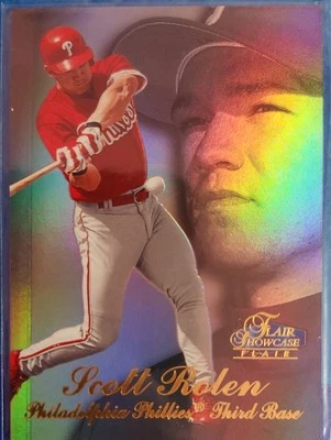 1998 Flair Showcase - Row 3 Scott Rolen #20 - Image 1 of 2