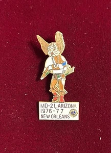 Lions Club Pin Vintage Arizona MD-21 1976-1977 Hopi Indianer Kachina Tänzerin Neu - Bild 1 von 2