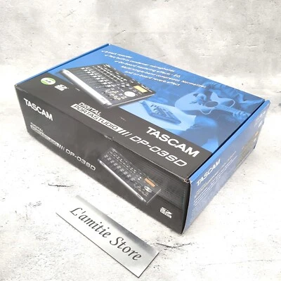 Tascam DP-03SD 8ch Digital Portastudio Multitrack Recorder Japan DP03SD Black - Image 1 of 4