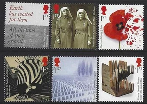 GRAN BRITAÑA 2017 GUERRA MUNDIAL 1 1917 JUEGO DE 6 SIN MONTAR COMO NUEVO, SIN MONTAR - Imagen 1 de 1