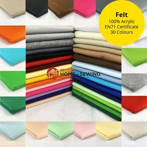 100% Acrylic FELT Craft Fabric Material - 150cm 60" Wide - Sold per Metre - Picture 1 of 31