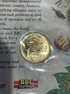 AUSTRALIAN 1 DOLLAR LANDCARE BU 1993 COIN - WATER IS LIFE - BBC PROMO CARD - Picture 1 of 4