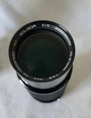 MC SOLIGOR C/D ZOOM+MACRO CAMERA LENS 70-210mm 55 184027820 - Image 1 of 4