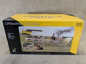 K-Line O / O27 Gauge Operating Sawmill Building w/ Log Dump Car K-42450 - Picture 1 of 24