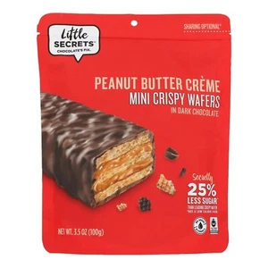 Little Secrets - Crispy Wafers Chocolate Peanut Butter 3.5 oz (Pack of 6) - Picture 1 of 2