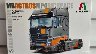 MB Actros MP4 Big Space Grand Prix Edition 1-24 Italeri camion Trattore stradale - Immagine 1 di 2