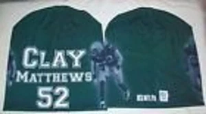 Green Bay Packers Beanie Lightweight Clay Matthews Design CO - Picture 1 of 1