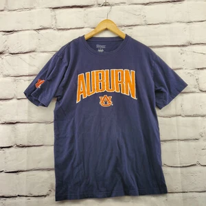 Auburn Tigers T Shirt Mens Large Embroidered Short Sleeve Tee NCAA Champion - Picture 1 of 11