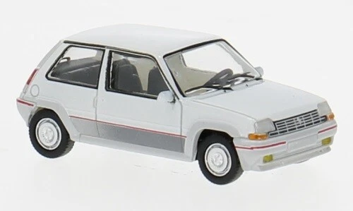 Brekina PCX870296 - 1/87 Renault 5 GT TURBO, Metallizzato Bianco, 1985 - Nuovo - Immagine 1 di 1