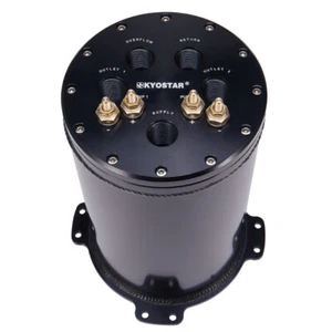 Aluminum 2.6L/2.8L 8AN Fuel Surge Tank For Single or Twin 39-40mm In-tank Pumps - Picture 1 of 8