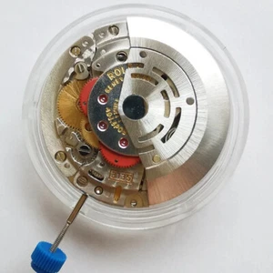 Automatik Mechanisches Uhrwerk Blau Unruh Uhrwerk Zusammengebaut Uhr - Bild 1 von 6