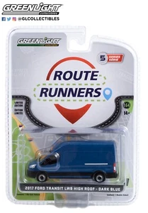 1:64 Route Runners Series 5 - 2017 Ford Transit LWB Hochdach - blau 53050-A B2 - Bild 1 von 1