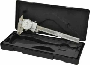 Mitutoyo 0mm to 6" Range, 0.001" Graduation, 0.1" per Rev. White Dial, 1-9/16... - Picture 1 of 1