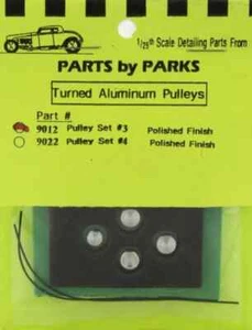 Parts by Parks 1/25 Pulley Set 3 Aluminum 9012 - Picture 1 of 1