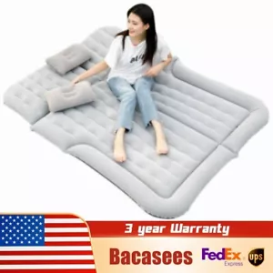 Inflatable Bed Mattress Car Truck SUV Back Seat Sleeping Beds w/ Air Pump Set - Picture 1 of 7