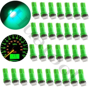40Pcs T5 73 74 37 LED Instrument Dash Cluster Light Bulbs Green Indicator lamps - Picture 1 of 7