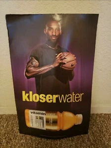 Kobe Bryant Vitamin Water Ad Poster Size Tabloid 11" x 17" Rare - Picture 1 of 3
