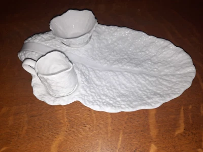 Spode Savoy White 3-Piece Berry Set - Image 1 of 4