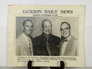 ca. 1955 Bob Bailey Fine Photography | Univ. of Houston Football Players - Picture 1 of 10