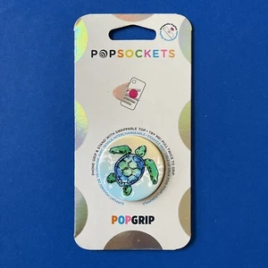 🐢Popsockets Popgrip: Cell Phone Holder & Stand - TORTUGA (SEA TURTLE)🐢 - Picture 1 of 5