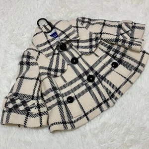 BURBERRY BLUE LABEL Poncho Cape Coat Checked Woman Size 36/US:XS Authentic - Picture 1 of 20
