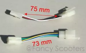 GY6 Engine CDI Square Box vs Round Box Connector Converter plugs - Foto 1 di 5