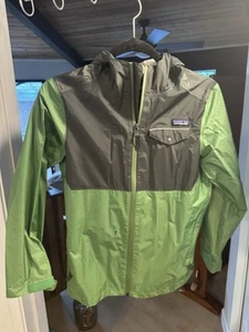 Patagonia Kids Torrentshell 3L Rain Jacket Mulled Yellow | Size L 12 NWT - Picture 1 of 5
