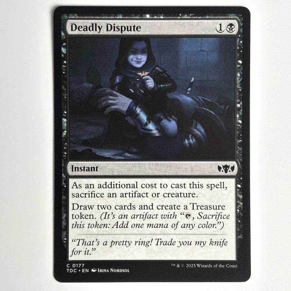 DEADLY DISPUTE MTG TDC - CARTE MAGIC THE GATHERING EN NEUF - Photo 1/1