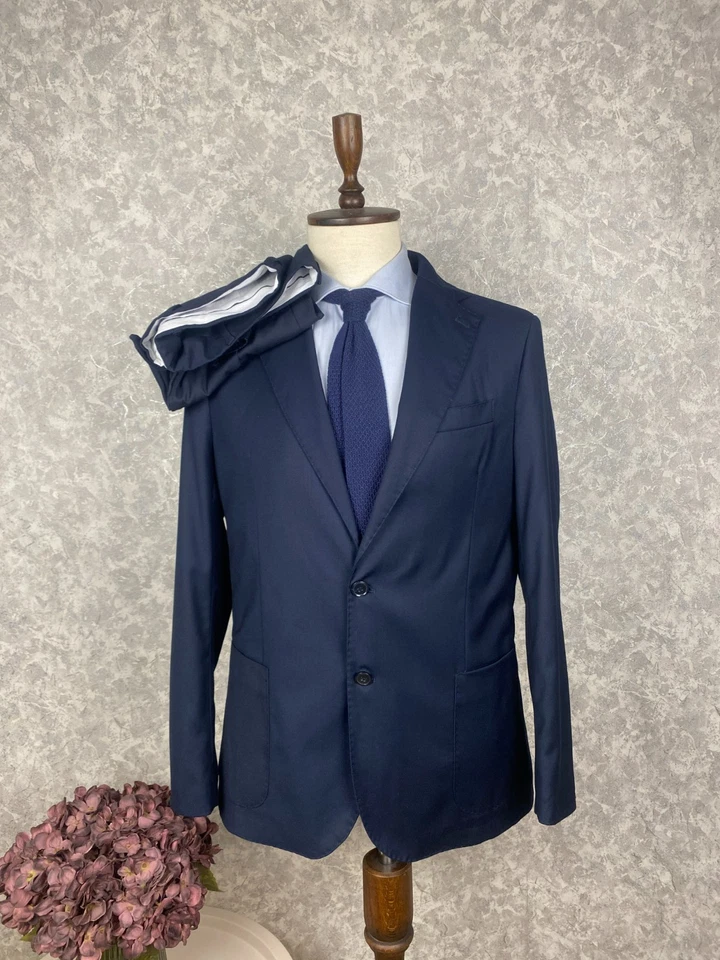 NWOT! Linea Sartoriale Italian Wool Blue 2 Piece Italian Suit 40, EU 50 W36 L33 - Image 1 of 4