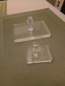 2 - Martha Stewart Acrylic Stamp Blocks 4x6 and 2x3 - Picture 1 of 9