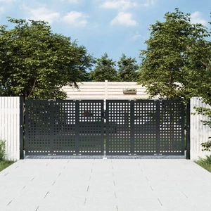 vidaXL Gartentor Anthrazit 300x150 cm Stahl - Bild 1 von 1