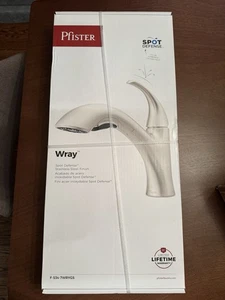 Pfister Wray F-534-7WRYGS Pull-Out Kitchen Faucet Spot Defense Stainless Steel - Picture 1 of 2