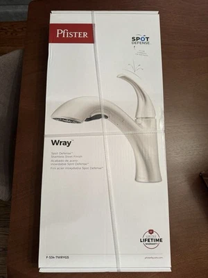 Pfister Wray F-534-7WRYGS Pull-Out Kitchen Faucet Spot Defense Stainless Steel - Image 1 of 2