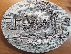 Vtg Myott Royal Mail 14” Serving Platter Fine Staffordshire English Ironstone - Picture 1 of 4