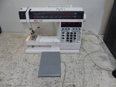 ELNA COMPUTERIZED SEWING MACHINE 7000 ~ Works Well ~ FREE SHIPPING - Image 1 of 4