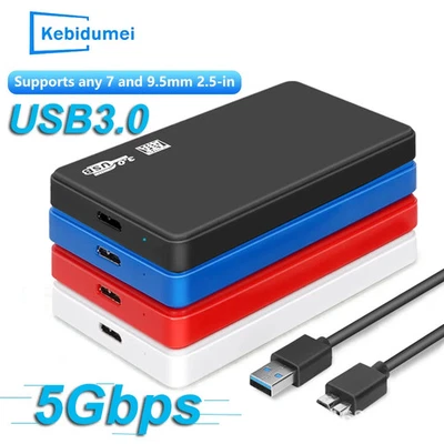 SETMSPACE 2,5 Zoll Festplattengehäuse 5/6Gbit/s USB 3.0 SATA SSD HDD Gehäuse - Bild 1 von 4